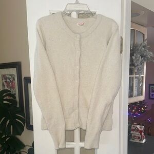 Cat & Jack Cream Button-Up Cardigan